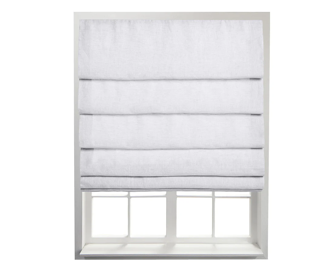pleated roman shades