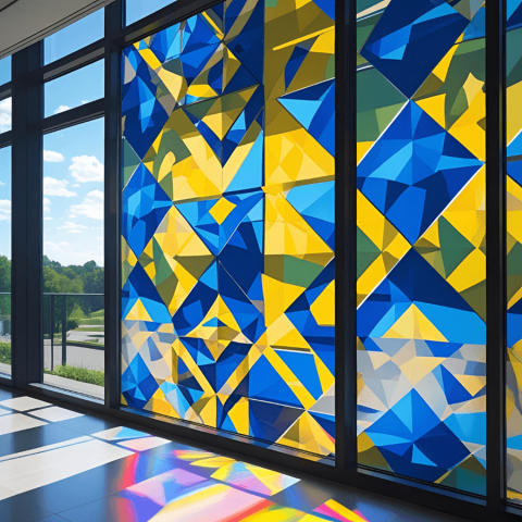 Popular Patterns and Styles for Decorative Window Films in 2025 3 geometric pattern window film