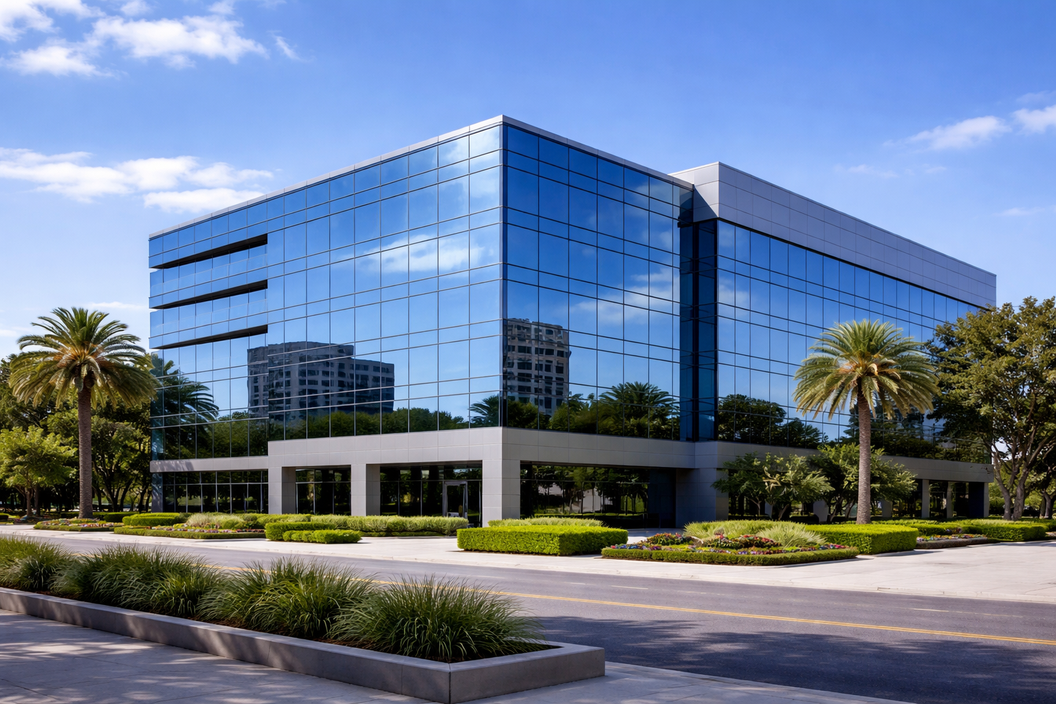 Window Tint in New Orleans: Combining Comfort with Crescent City Style 4 Commercial Building with window tinting in New Orleans