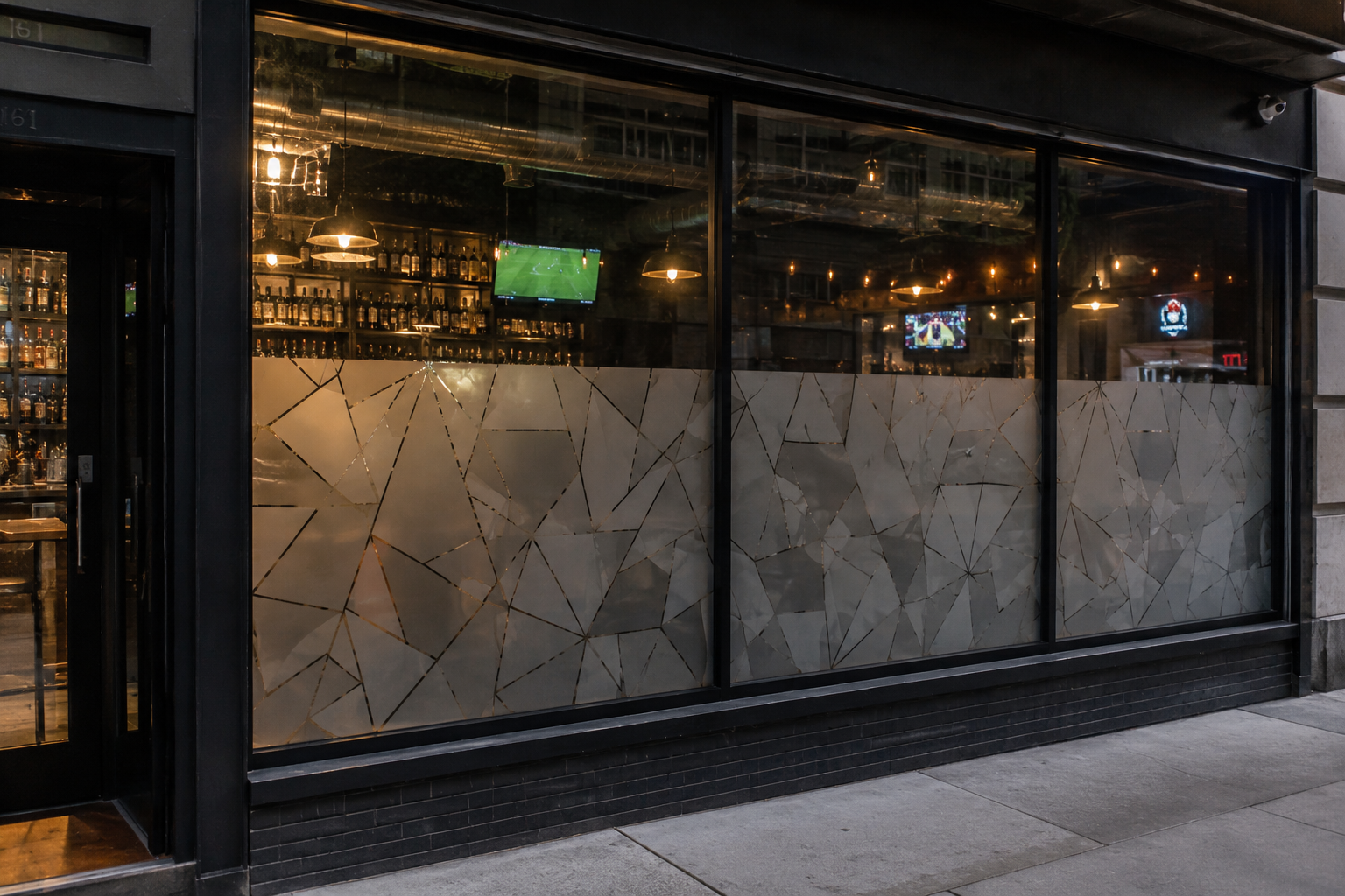 Custom Graphic Window Film for Bars in Jackson MS