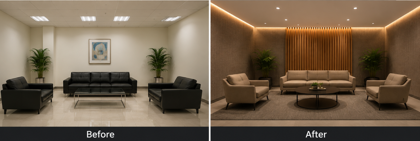 Architectural Resurfacing for Milwaukee Office Lobby