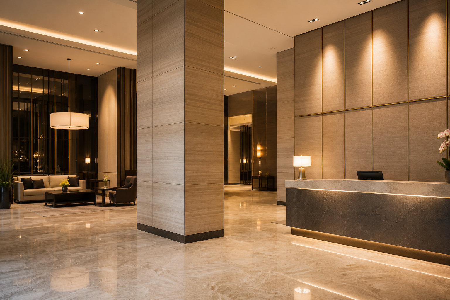 Architectural Resurfacing for Jackson Hotel Lobby
