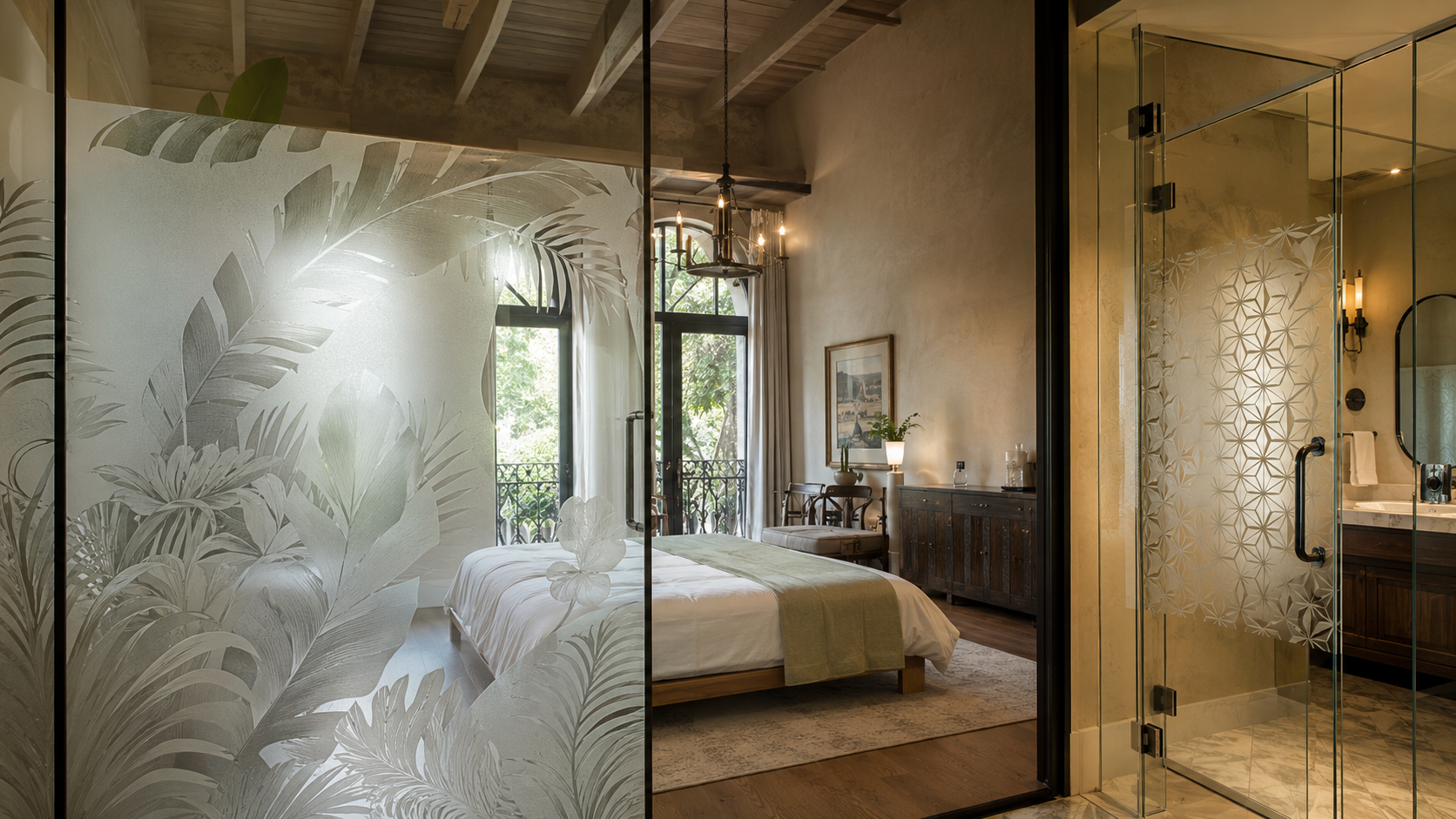 Decorative Window Film New Orleans Suite