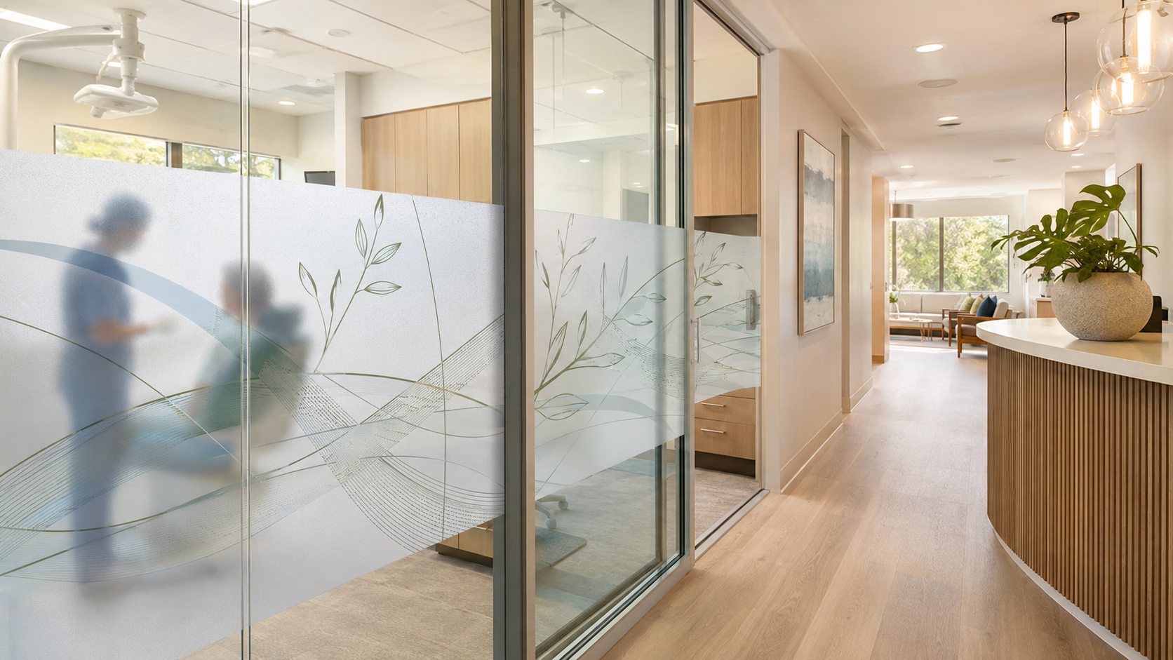 Decorative Window Film for Baton Rouge Medical Offices