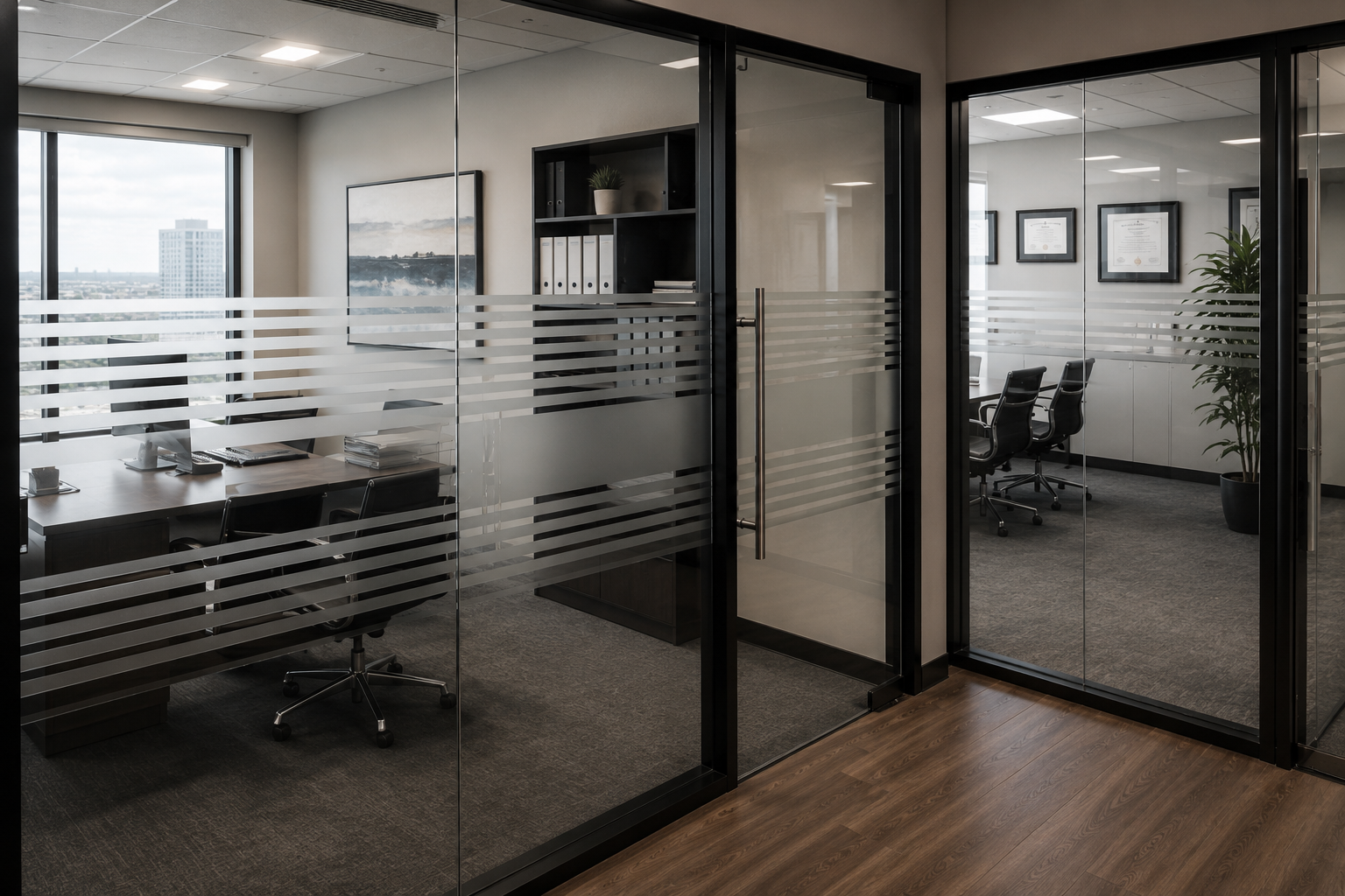 Decorative Window Film for Jackson Conference room