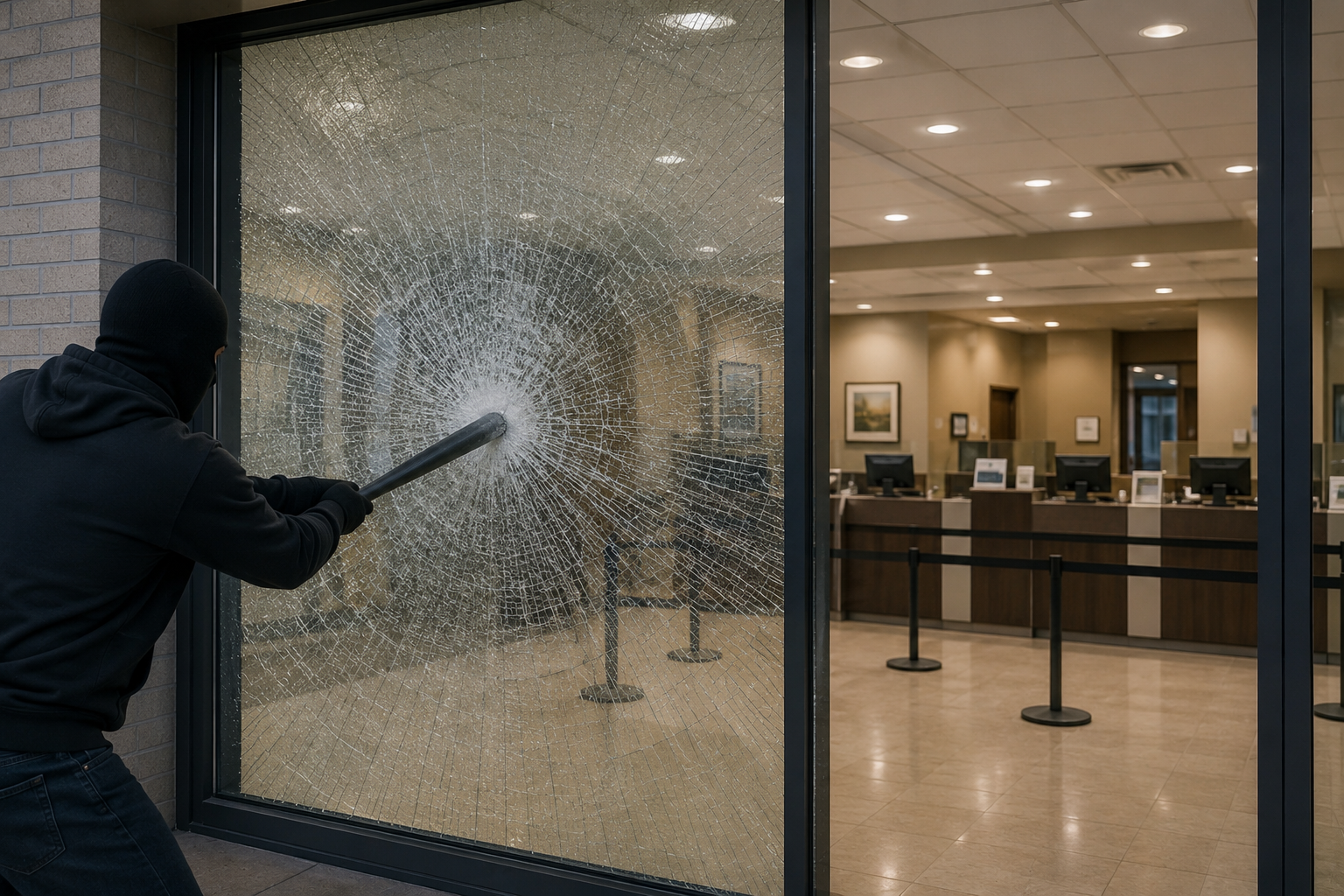 Security Window Film for Jackson, MS Banks