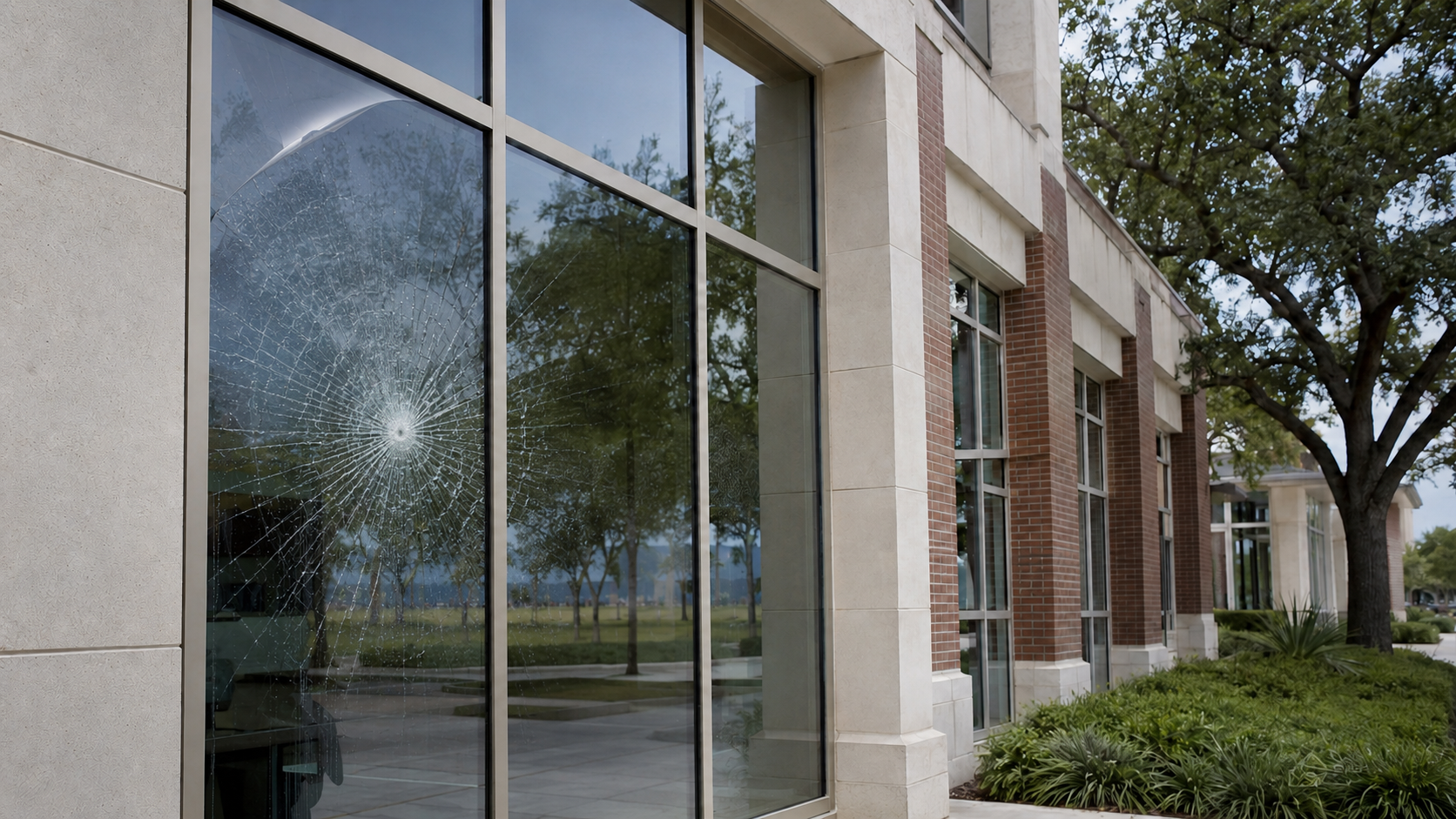 Security Window Film in Baton Rouge Office
