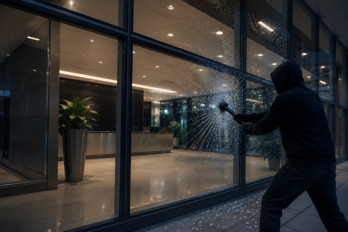 Security Window Film in Jackson MS Banks